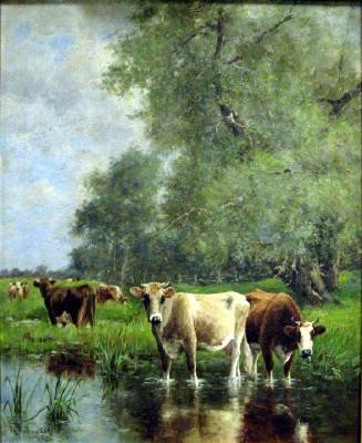 Country Landscape with Cows