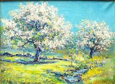 Sample artwork by Gustave Adolph Hoffman (1869 - 1945), known for landscape, portrait, etcher - View similar artists and auction records