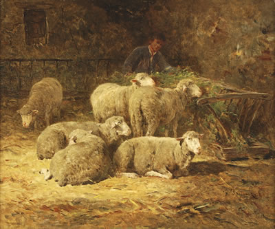 "MOUTONS A LA BERGERIE"