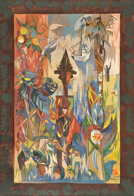 Sample artwork by Jose Palmeiro (1901 - 1984), known for landscape, still life and figural painting - View similar artists and auction records