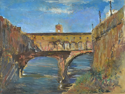 "PONTE VECCHIO" by Miguel Carlos Victorica - Auction record, sale price, and art valuation. Compare with similar artists and explore comparable artworks.