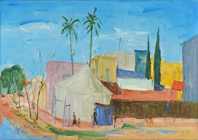 Sample artwork by Juan Carlos Faggioli (1910 - 1996), known for painting - View similar artists and auction records