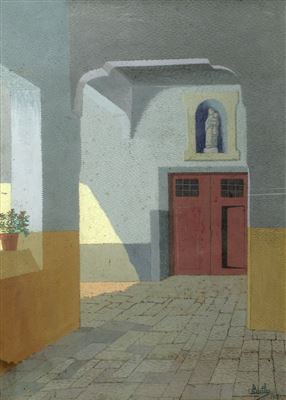 CLAUSTRO DE SANTO DOMINGO by Fray Guillermo (Juan) Butler - Auction record, sale price, and art valuation. Compare with similar artists and explore comparable artworks.