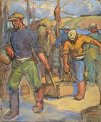 "TRES PINTURAS FORMANDO UN TRIPTICO" (3)