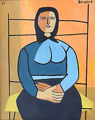 MUJER SENTADA