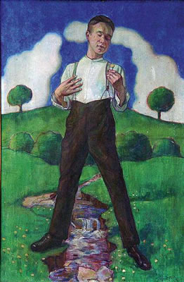 Boy at the river, 1912