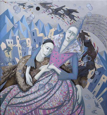 Night Flight to the Endlessness by Valeria Shuvalova - Auction record, sale price, and art valuation. Compare with similar artists and explore comparable artworks.