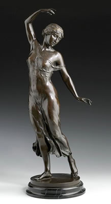 A female dancer