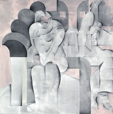 Grey figures, 1983