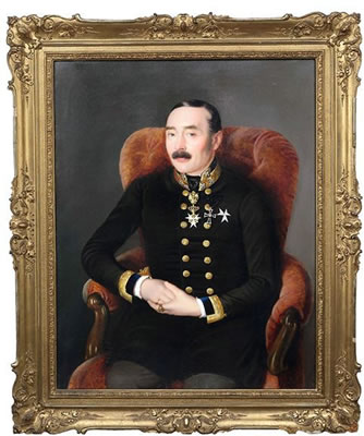 Portrait of a top-ranking officer of the Austrian General Staff by Albert Theer - Auction record, sale price, and art valuation. Compare with similar artists and explore comparable artworks.