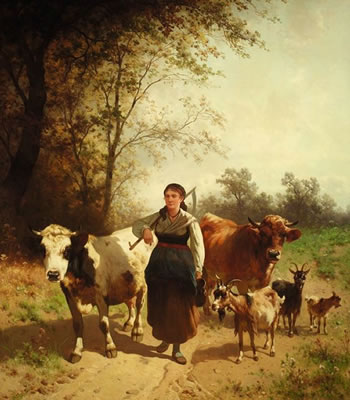 Return from the pasture