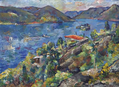 View of the Lago Maggiore by Manfred Henninger - Auction record, sale price, and art valuation. Compare with similar artists and explore comparable artworks.