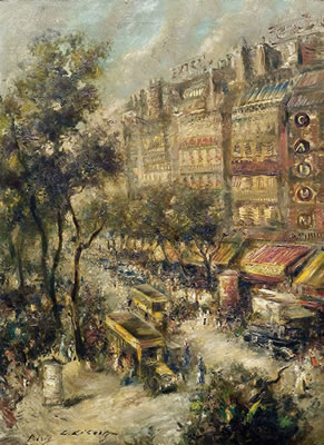 Street scene in Paris