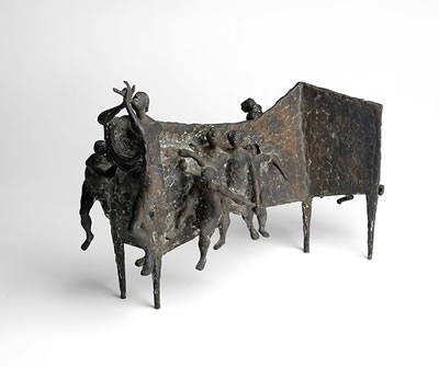 Rattenfängergruppe by Karl-Ulrich Nuss - Auction record, sale price, and art valuation. Compare with similar artists and explore comparable artworks.