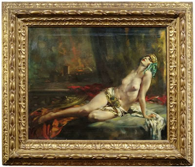 Odalisque in an interior by Arnulf De Bouche - Auction record, sale price, and art valuation. Compare with similar artists and explore comparable artworks.
