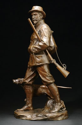 A hunter with dog by Heinz Muller - Auction record, sale price, and art valuation. Compare with similar artists and explore comparable artworks.