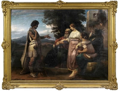 Jacob, Rahel and Laban