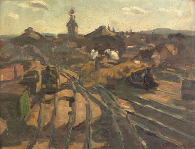 At Stuttgart Central Railway Station