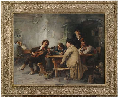 Sample artwork by Friedrich Von Keller (1840 - 1914), known for paintings, religious scenes, landscape, portrait - View similar artists and auction records