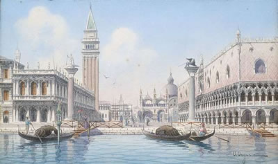 The Piazzetta in Venice.