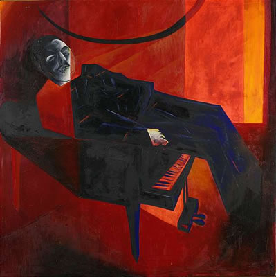 Rote Musik I by Thomas Lange - Auction record, sale price, and art valuation. Compare with similar artists and explore comparable artworks.