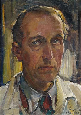 Portrait of Wilhelm Hempfing: Self-portrait