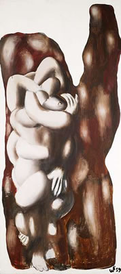 "Umarmung I" by Walter Worn - Auction record, sale price, and art valuation. Compare with similar artists and explore comparable artworks.