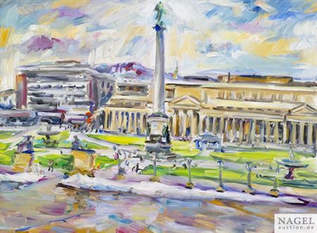 "Schloßplatz" by Jurgen Leippert - Auction record, sale price, and art valuation. Compare with similar artists and explore comparable artworks.