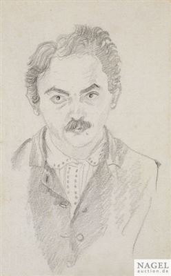 Portrait of Reinhold Nagele: Self-portrait