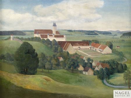 Sample artwork by Paul Kalberer (1896 - 1974), known for portrait and landscape painting - View similar artists and auction records