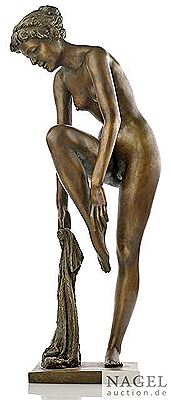 Weiblicher Akt mit Tuch by Erwin A Schinzel - Auction record, sale price, and art valuation. Compare with similar artists and explore comparable artworks.