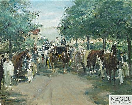 Drive to May Market. by Otto Dill - Auction record, sale price, and art valuation. Compare with similar artists and explore comparable artworks.