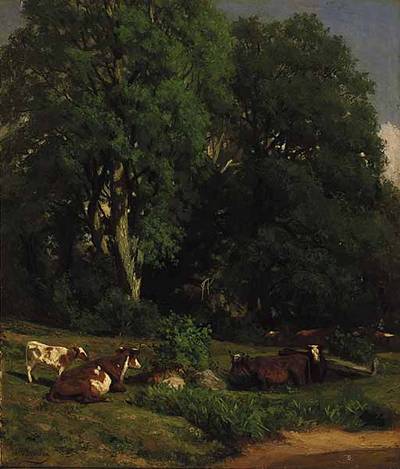 Idylic Landscape with Cattle