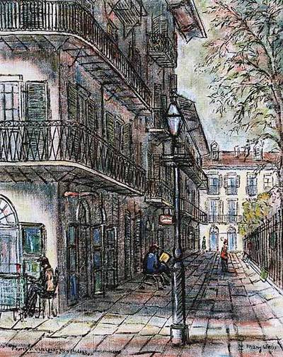 Pirates Alley, Vieux Carre, New Orleans