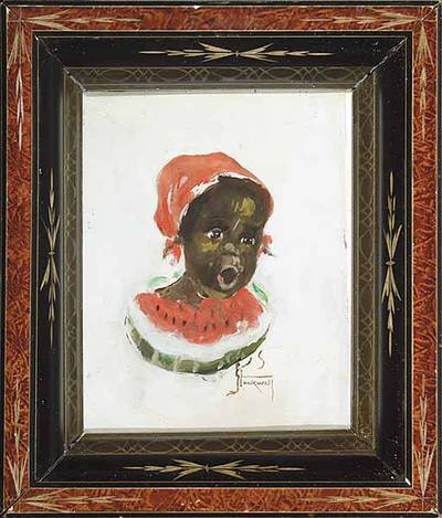Little Black Girl Eating Watermelon by Catherine Haynes Stockwell - Auction record, sale price, and art valuation. Compare with similar artists and explore comparable artworks.