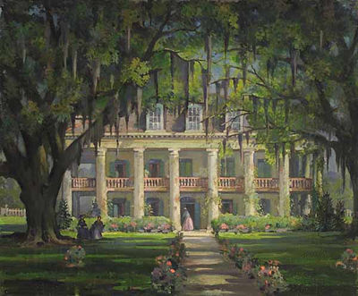 Oak Alley Plantation Home