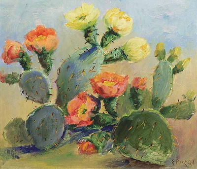 Cactus Flower by Eloise Polk (EP) McGill - Auction record, sale price, and art valuation. Compare with similar artists and explore comparable artworks.