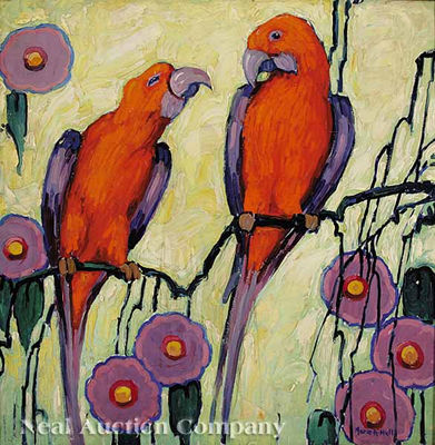 Red Parrots