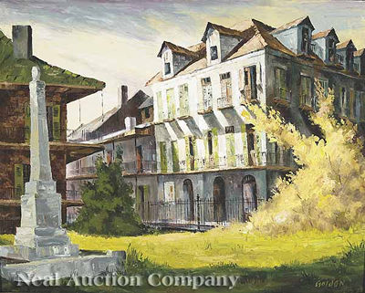 "Royal Street from St. Anthony's Garden, French Quarter"
