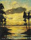 "Golden Sunset: Lake Charles, LA"