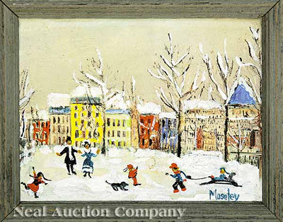 WINTER WONDERLAND by Alice Latimer Moseley - Auction record, sale price, and art valuation. Compare with similar artists and explore comparable artworks.