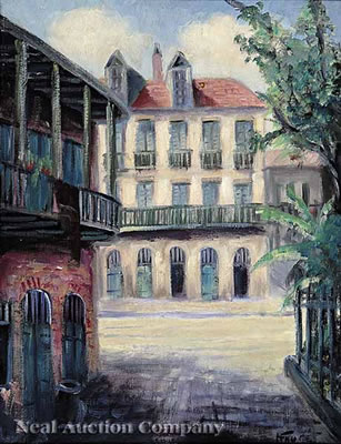 Pirate's Alley Looking Towards Royal Street, French Quarter