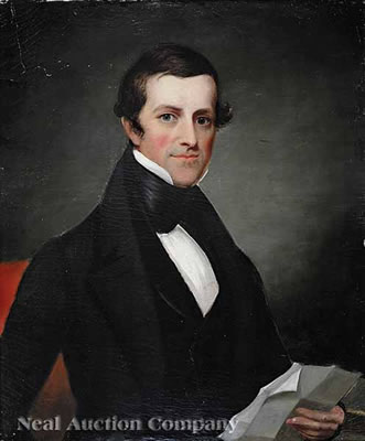 Portrait of Louisiana Governor Thomas B. Robertson (1779-1828, served as governor from 1820-1824)