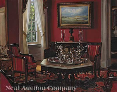PARLOR, PRESIDENT'S HOME, UNIVERSITY OF ALABAMA, TUSCALOOSA, AL
