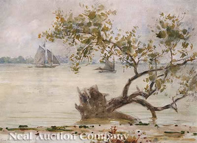 "Sailboats on Lake Ponchatrain"