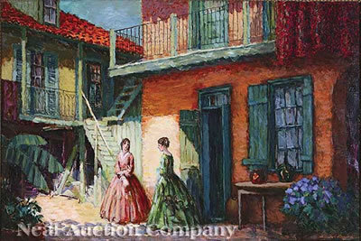 French Quarter Courtyard