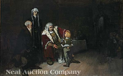 Gustavus Vasa and His Wife and Son Before King Hans