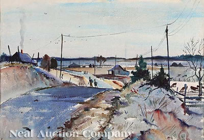 Frosty Morning by William R Hollingsworth Jr - Auction record, sale price, and art valuation. Compare with similar artists and explore comparable artworks.
