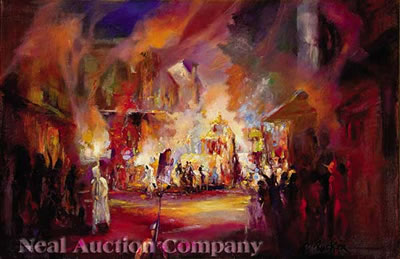 "Night Parade (Mardi Gras parade through the French Quarter)"