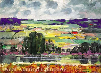 "Cloudy Day, Giverny"